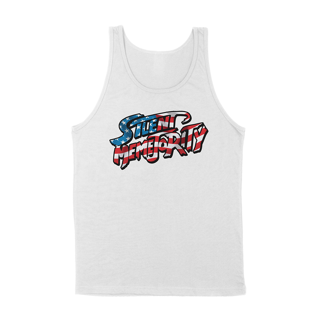 silent memejority tank top