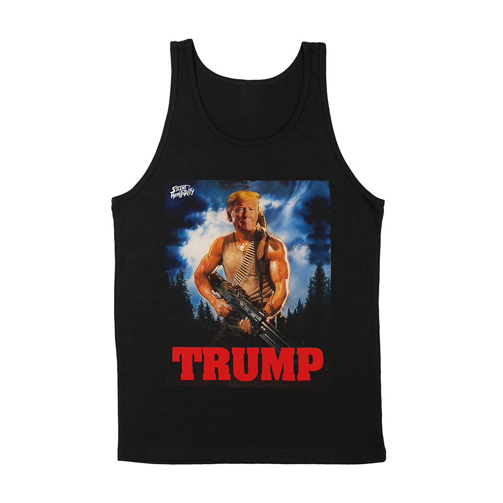 trump rambo tank top